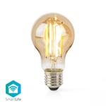 Nedis SmartLife LED vintage lampa | Wi-Fi E27 806 lm 7 W Varm Vit 1800 - 3000 K Glas Android™ / IOS Glödlampa