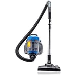 Amazon Basics Powerful Cylinder Bagless Vacuum Cleaner For Hardfloor & Carpet, HEPA Filter, Compact and Lightweight Vacuum, 700W, 2.0L (UK), Blue