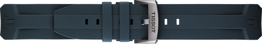 Tissot Klockarmband T1104204704100A / T603040808 Silikon Blå 22mm