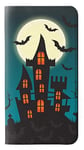 Halloween Festival Castle PU Leather Flip Case Cover For OnePlus 6T