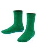 FALKE Unisex Kids Catspads K HP Cotton Wool Grips On Sole 1 Pair Grip socks, Green (Grass Green 7290), 3-5