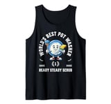 Washing Up Funny Dish Washer Cafe Restaurant Student Bistro Tank Top