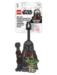 Lego Star Wars, Bag Tag, The Mandalorian W/Child Accessories Bags Bag Tags Black Star Wars