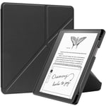 Amazon Kindle Scribe 11th Generation (2022) Origami Kunstskinn Deksel med Penneholder - Svart