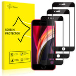 GiiYoon-3 PACK Screen Protector for iPhone SE 2022/2020, iPhone 6/7/8 Tempered Glass [HD Full Coverage] [Easy Installation] [Scratch Resistant] [9H Hardness] [Bubble Free] Protection Film