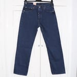 Levi’s Strauss & Co 501 Jeans W32” L30” Mens Blue PreStruck Pant Button Fly BNWT