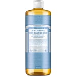 Dr. Bronner's Pure Castile Liquid Soap Baby-Mild Unscented For Body, Hands & More - 945 ml