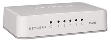 NETGEAR (FS205) Switch Ethernet 5 Ports RJ45 Fast (10/100), design de bureau élégant pour les particuliers