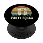 Live Legend 11 year Vintage Party Crew Squad Birthday Gifts PopSockets PopGrip Interchangeable