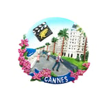 Cannes France 3D Travel Souvenir Gift Fridge Magnet Home & kitchen Decor Polyresin Craft Refrigerator Magnet Collection