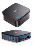 Mini PC NiPoGi - AK1Plus Intel N100 12Go LPDDR5 RAM 256Go SSD, Windows11 Home, Noir