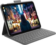 Logitech iPad (10th generation) Keyboard Case | Slim Folio with integrated... 