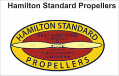 RC VINYL STICKERS PRECUT HAMILTON STANDARD PROPELLER DECALS 15mm - 20mm FPRC814