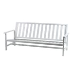 Fri Form - Soffa 3-sits Aluminium Vit - Soffor utomhus - Elsa Stackelberg