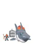 Imaginext Mega Bite Shark Toys Playsets & Action Figures Animals Multi/patterned Fisher-Price