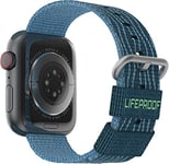 Bracelet LifeProof pour Apple Watch Series 8/7/6/SE 2e gen/SE 1e gen/5/4/3 - 42mm/44mm/45mm, Bracelet de remplacement doux au toucher pour Apple Watch, Fabriqué de manière durable, Bleu