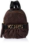 Michael Kors Women MD Backpack Leonie, Brown/Blk, 27,94 x 15,88 x 10,16