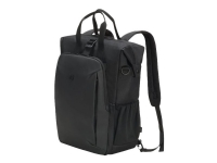 DICOTA Backpack Eco Dual GO - Ryggsäck för bärbar dator - upp till 15 - svart - för Microsoft Surface Laptop, Laptop Go, Laptop SE, Laptop Studio, Pro, Pro X