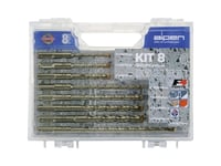 Alpen 80704100100 Set Med Hårdmetallhammare 8 Delar 5 Mm, 6 Mm, 6 Mm, 8 Mm, 8 Mm, 8 Mm, 10 Mm, 12 Mm Sds-Plus 1 Set