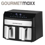 Gourmet Maxx Digital Double Chamber Hot Air Fryer Frying Machine 7L (2x3.5L)