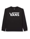 Vans Unisex Kid's Classic LS T-Shirt, Black-White, S