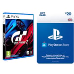 Gran Turismo 7 (PS5) + PlayStation PSN Card 20 GBP Wallet Top Up | PS5/PS4 | PSN Download Code - UK account