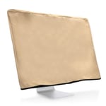 kwmobile Monitor Cover Compatible with Apple iMac 27" / iMac Pro 27" - Dust Cover PC Monitor Display Protector - Beige