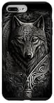 iPhone 7 Plus/8 Plus Stylish Viking Wolf Design Wild Animal Viking Wolf Case