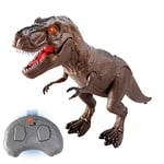 WILD PREDATORS - T Rex Tyrannosaurus Rex | Dinosaure Telecommandé Enfant | Dinosaure Jouet Jeu Enfant 3 Ans Ou Plus | Jouet Dinosaure Radiocontrol | 28 CM