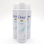Dove Fresh Anti-perspirant Deodorant Spray 150ml  x 3