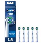 5 Pack Oral B Precision Clean Braun Replacement Electric Toothbrush Heads