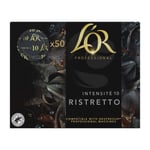 L'Or Ristretto capsule disc de café Professional - pour machine compatible Nespresso Pro intensité : 10 boîte 50