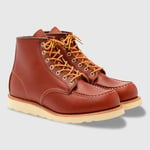 Red Wing Moc Toe Boots - Brown