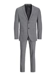 JACK & JONES Men's Jprsolaris Suit Noos, Light Grey Melange/fit: Super Slim, 52