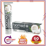 Biomed Whitening Toothpaste Superwhite Natural Coconut Vegan Flouride-Free-100g