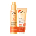 Nuxe Protecteur Solaire & Shampoing Douche Spray SPF50 & Shampoing Après Soleil 150ml & 100ml