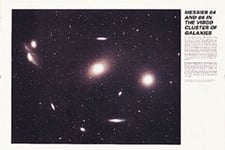 1art1 Empire 210487 Poster Messier 84 et 86 Espace Univers 91,5 x 61 cm