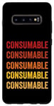 Coque pour Galaxy S10+ Définition du consommable, consommable