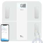 Himaly Smart Body Fat Scale, Digital Body Weight Bathroom Scales, Weighing Scale