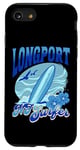 iPhone SE (2020) / 7 / 8 New Jersey Surfer Longport NJ Surfing Beach Sand Boardwalk Case