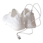 Fiberoptiske LED Sko Hvide - 45