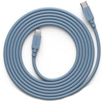 Cable 1 Ladekabel USB-C / Lightning 2 m, Haiblå, Shark Blue