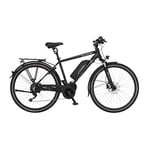 Fischer Viator ETH 1861 Vélo électrique pour Homme | RH 55 cm Moteur Central 80 Nm | Batterie 48 V Trekking | E-Bike, Noir Mat, 71 cm