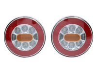 LED Baklys Hø/Ve 140x50,5 12-24V Bajonettilslutning (2-pack)