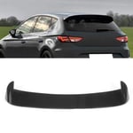 ABS Car Rear Roof Spoiler for SEAT Leon 5F Mk3 5-Door 2013-2020 2014 2015 2016 2017 2018 2019,Rear Trunk Lip Windshield Wing,Glossy Black,Car Styling Accessories,1 Pcs/Set