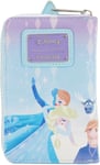 Loungefly Disney Frozen Princess Castle Zip Around Wallet (WDWA2008)