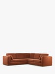 John Lewis + Swoon Rubik Grand 5 Seater Corner Sofa, Dark Leg
