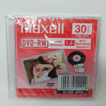 Maxell DVD-RW Brand New Sealed Disk 30 mins Single Sided Recordable DVD RW