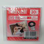 Maxell DVD-RW Brand New Sealed Disk 30 mins Single Sided Recordable DVD RW 