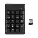 Junluck Wireless Number Pads 2.4GHz Mini Numeric Keypad 19 Keys Portable Financial Accounting Number Keyboard Extensions for Laptop, PC, Desktop, Notebook, Computer, etc